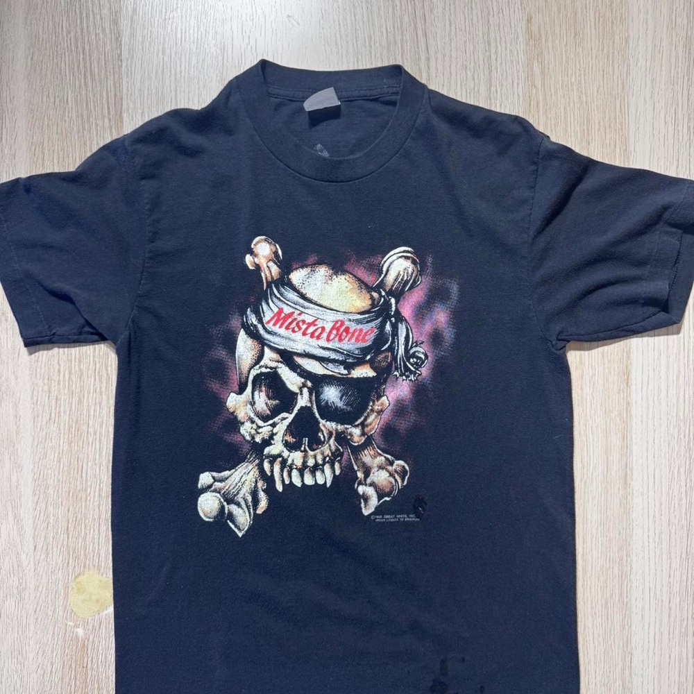 Vintage Miata Bone rock band 1989 single stitch tshirt